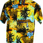 Hawaii-Shirt Für Kinder - Sunset Gelb