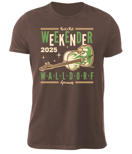 T-Shirt - Walldorf Weekender Kontrabass 2025 (Braun)