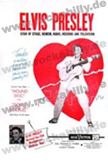 Poster DIN A3 - Elvis Presley - Hound Dog - Don't Be Cruel