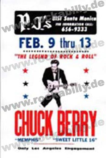 Poster DIN A3 - Chuck Berry - The Legend Of Rock And Roll