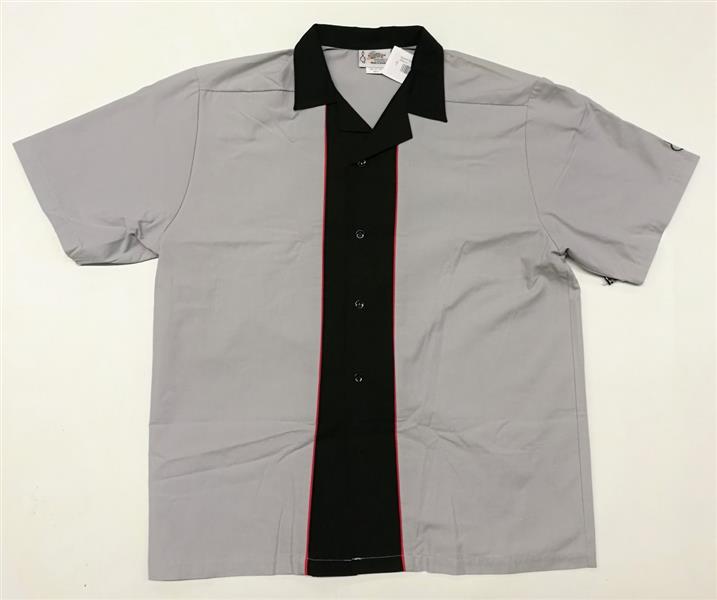 Bowlingshirt - High 5, Grau-Schwarz