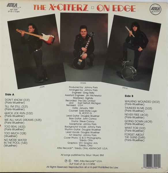LP - X-Citerz - On Edge (USED)