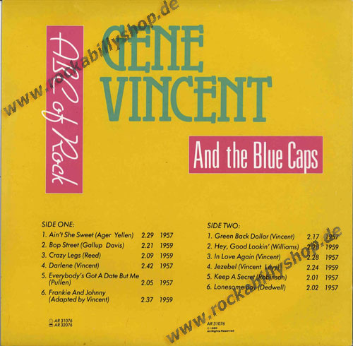 LP - Gene Vincent - ABC Of Rock