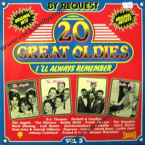 LP - VA - 20 Great Oldies I' Ll Always Remember Vol. 3