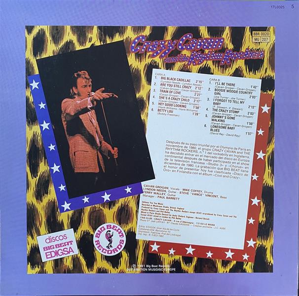 LP - Crazy Cavan & The Rhythm Rockers - Cool And Crazy