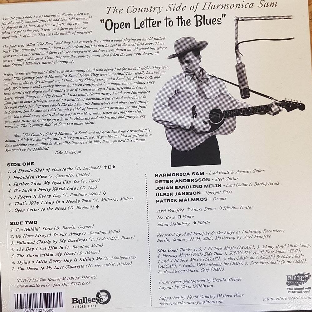 LP - Harmonica Sam - The Country Side Of - Open Letter To The Blues