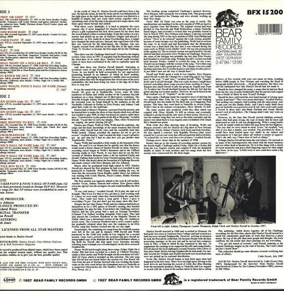LP - Huelyn Duvall - The Challenge Records / Masters