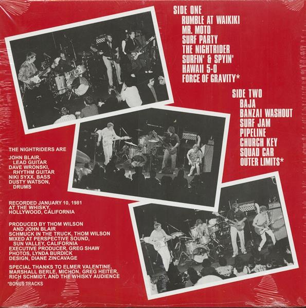 LP - Jon & The Nightriders - Recorded Live At Hollywood's Famous Whisky A Go-Go