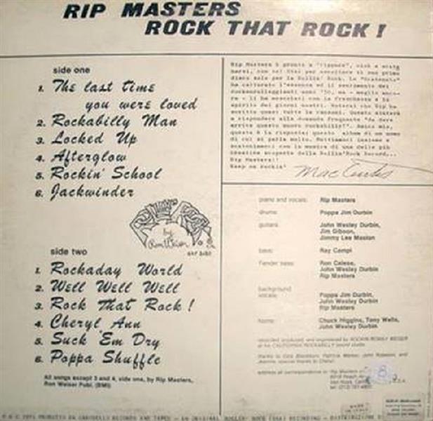 LP - Rip Masters - Rock that Rock