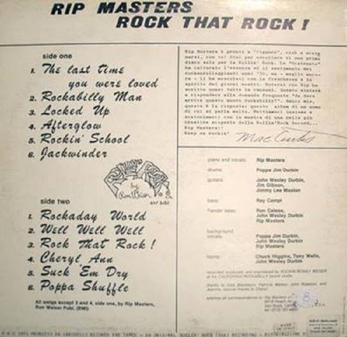 LP - Rip Masters - Rock that Rock