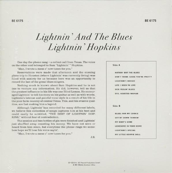 LP - Lightnin' Hopkins - Lightnin' And The Blues