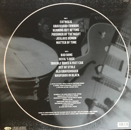 LP - Flatliners - Rhapsody In Black, Blue Vinyl