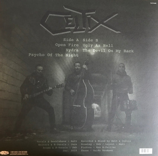 LP - Celtix - Psycho Of The Night, rotes Vinyl