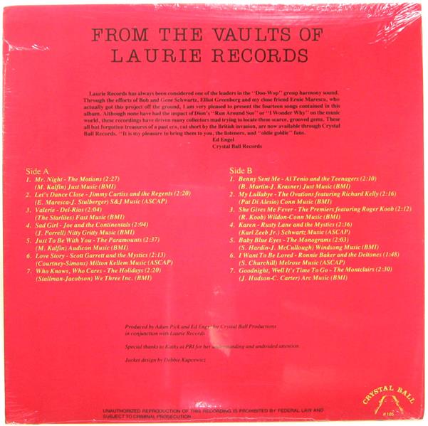 LP - VA - From the Vaults Of Laurie Records