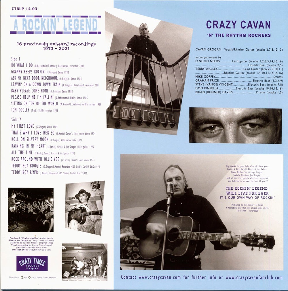 LP - Crazy Cavan 'n' The Rhythm Rockers - A Rockin' Legend