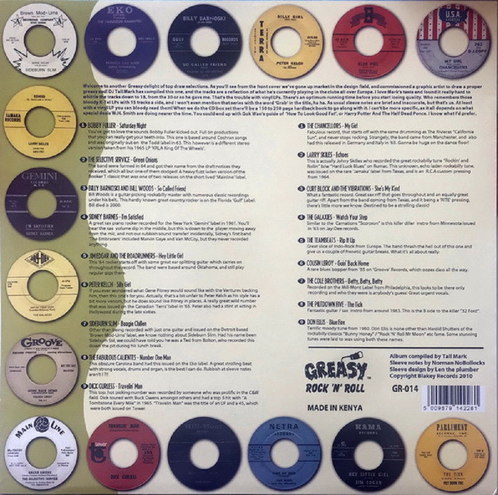 LP - VA - Greasy Rock And Roll Vol. 14