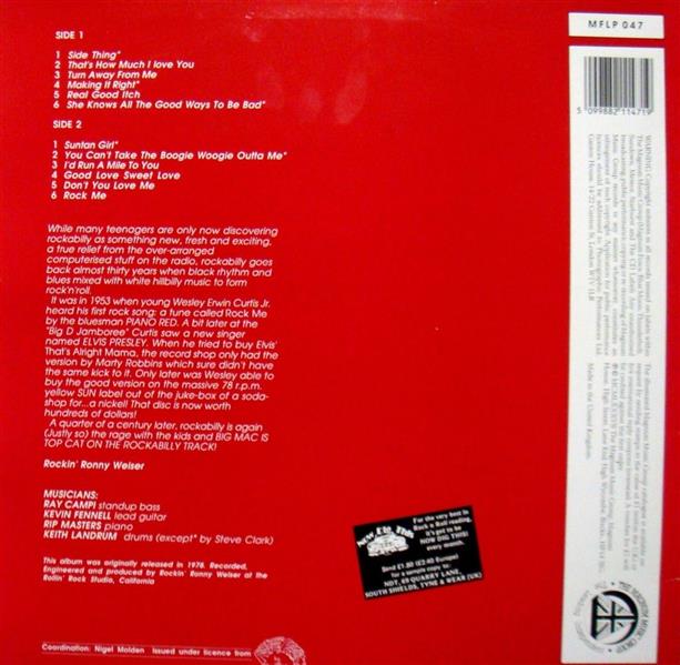 LP - Mac Curtis - Rock Me