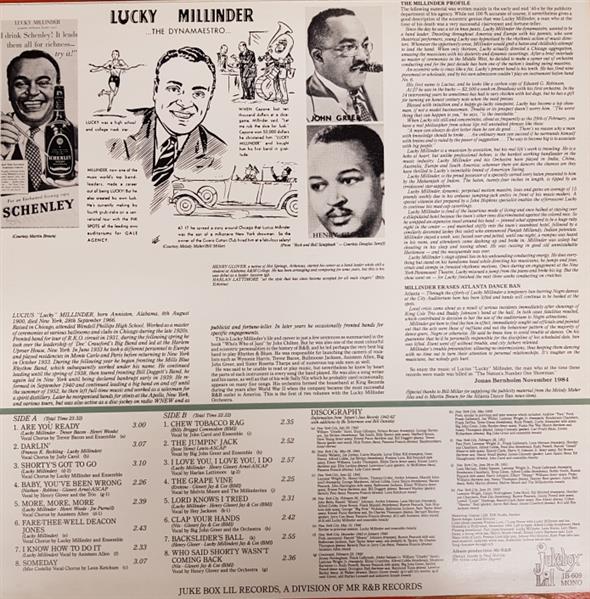 LP - Lucky Millinder - Shorty's Got To Go (1942-52)