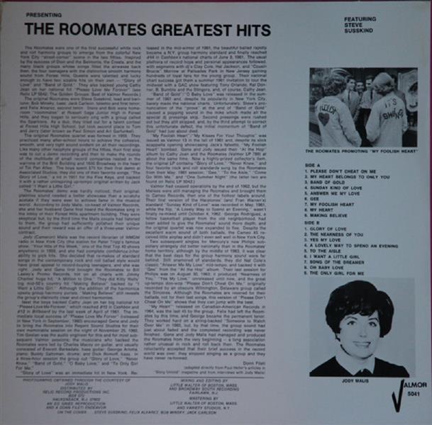 LP - Roomates - Greatest Hits