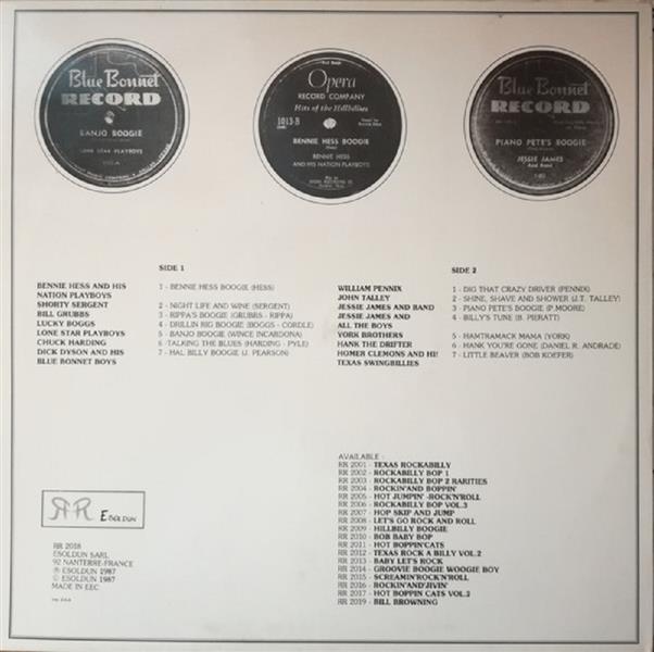 LP - York Brothers - Texas Hillbilly Boogie