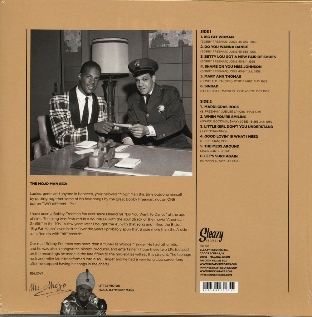LP - Bobby Freeman - The Fabulous Bobby Freeman Vol. 1