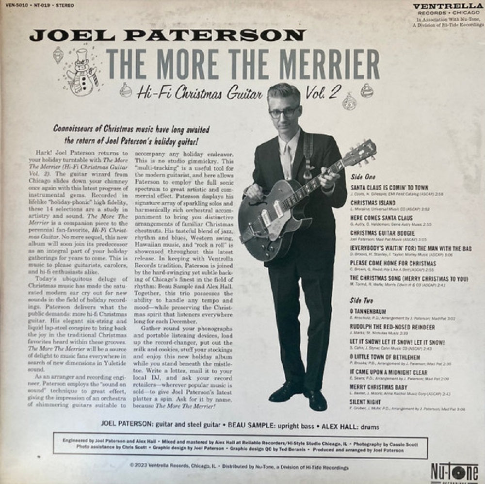 LP - Joel Paterson - The More The Merrier - Hi-Fi Christmas Guitar Vol. 2