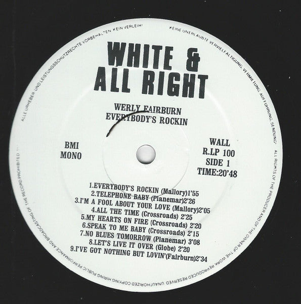 LP - Werly Fairburn - Everybody's Rockin