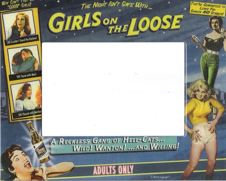 Magnetic picture frame - Girls on the Loose