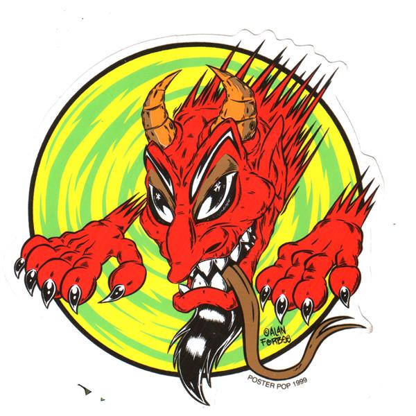 Alan Forbes Aufkleber - Dragon Evil