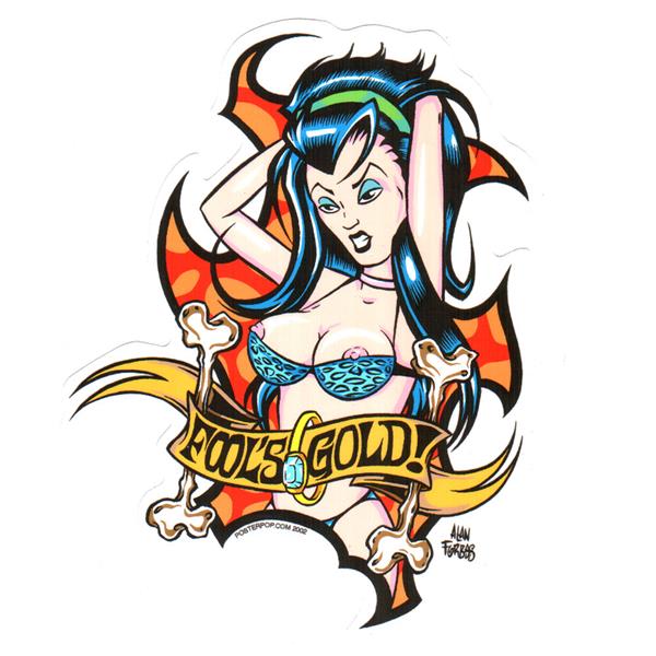 Alan Forbes Aufkleber - Fools Gold