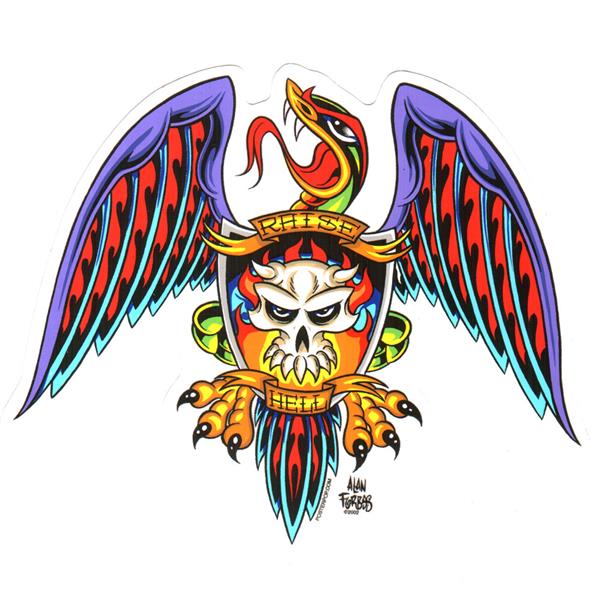 Alan Forbes Aufkleber - Raise Hell