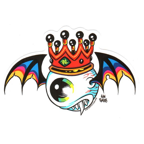 Alan Forbes Aufkleber - Flying Eyeball