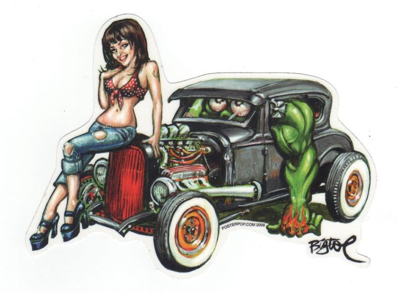 Big Toe Aufkleber - Heidi Deluxe