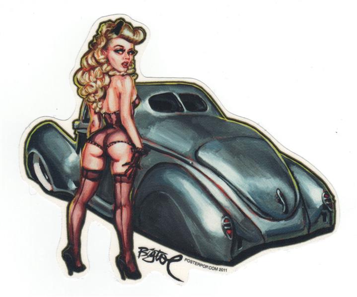 Big Toe Aufkleber - Bare Elegance