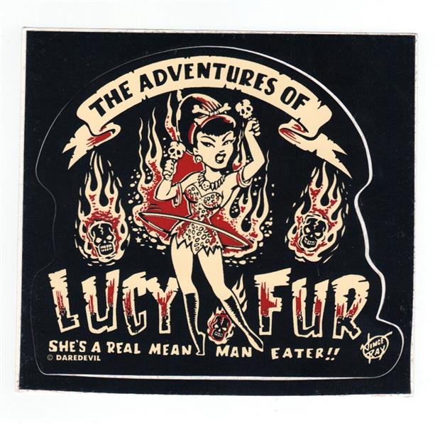 Daredevil Aufkleber - Lucy Fur
