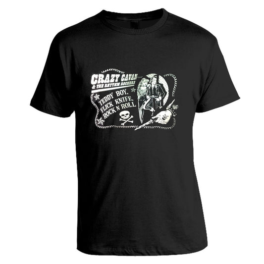 T-Shirt Daredevil - Crazy Cavan Teddyboy Flicknife