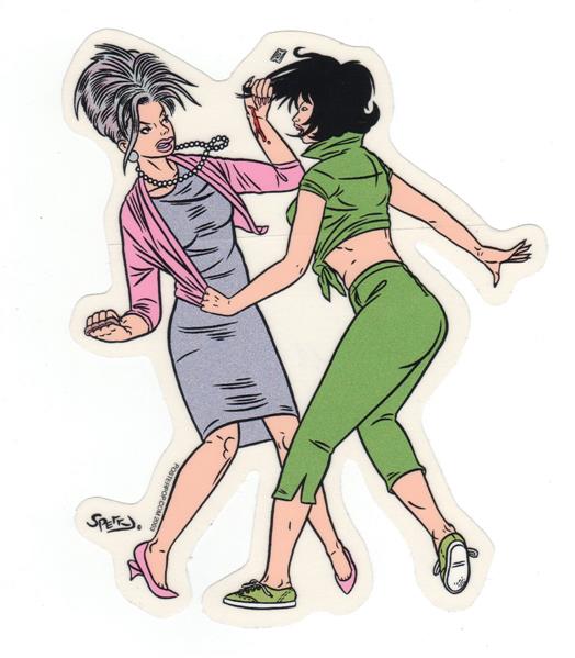 Firehouse Aufkleber - Cat Fight