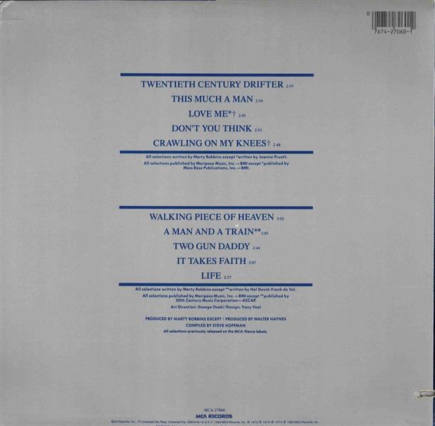 LP - Marty Robbins - Twentieth Century Drifter