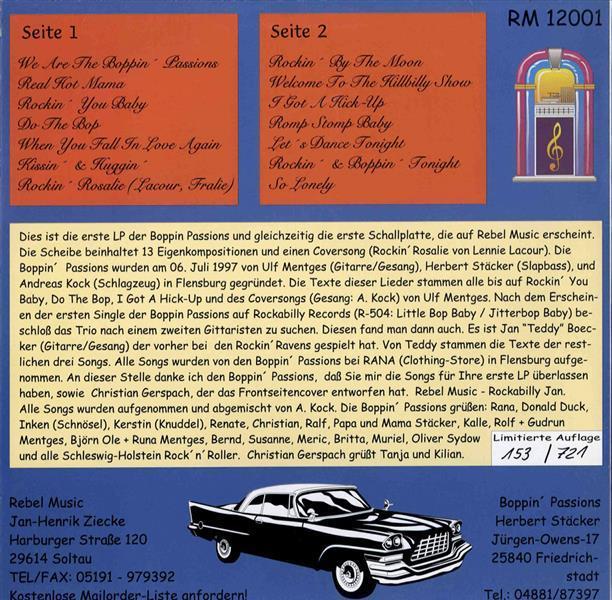 LP - Boppin Passions - Rockin By The Moon