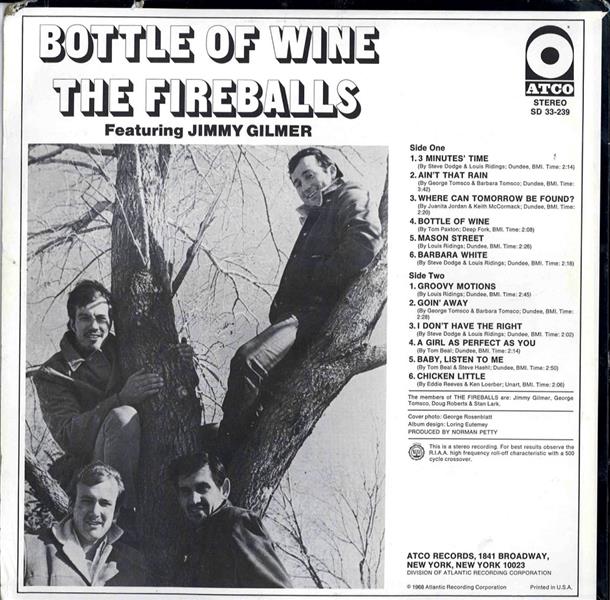 LP - Fireballs - Bottle Of Wine Feat. Jimmy Gilmer