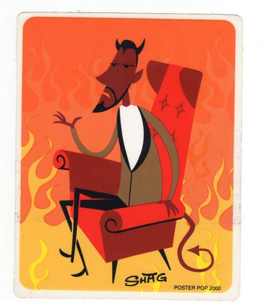 Aufkleber - Shag - Lounge Devil