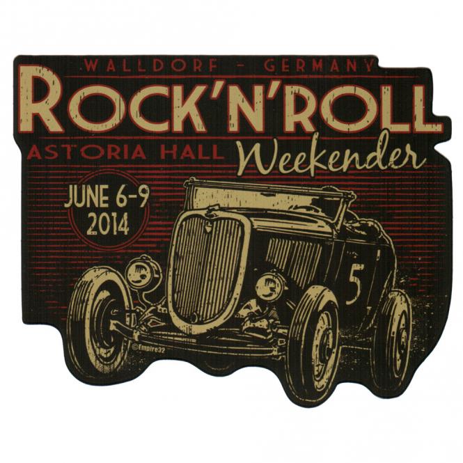 Aufkleber - Rock'n'Roll Weekender 2014