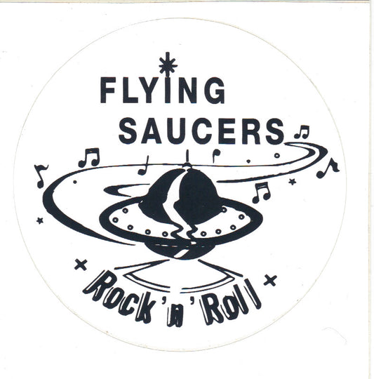 Aufkleber - Flying Saucers - Rock'n'Roll