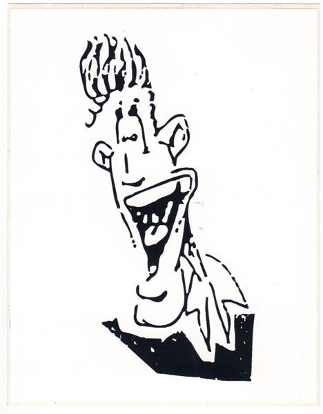 Aufkleber - Rockabilly Sänger