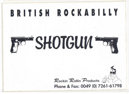Aufkleber - Shotgun - British Rockabilly