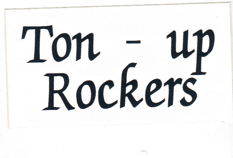 Aufkleber - Ton-Up Rockers