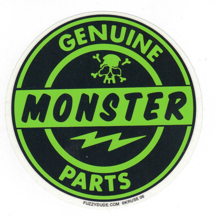 Hot Rod Aufkleber - Genuine Monster Part