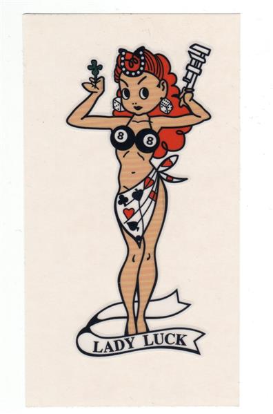 Hot Rod Aufkleber - Lady Luck