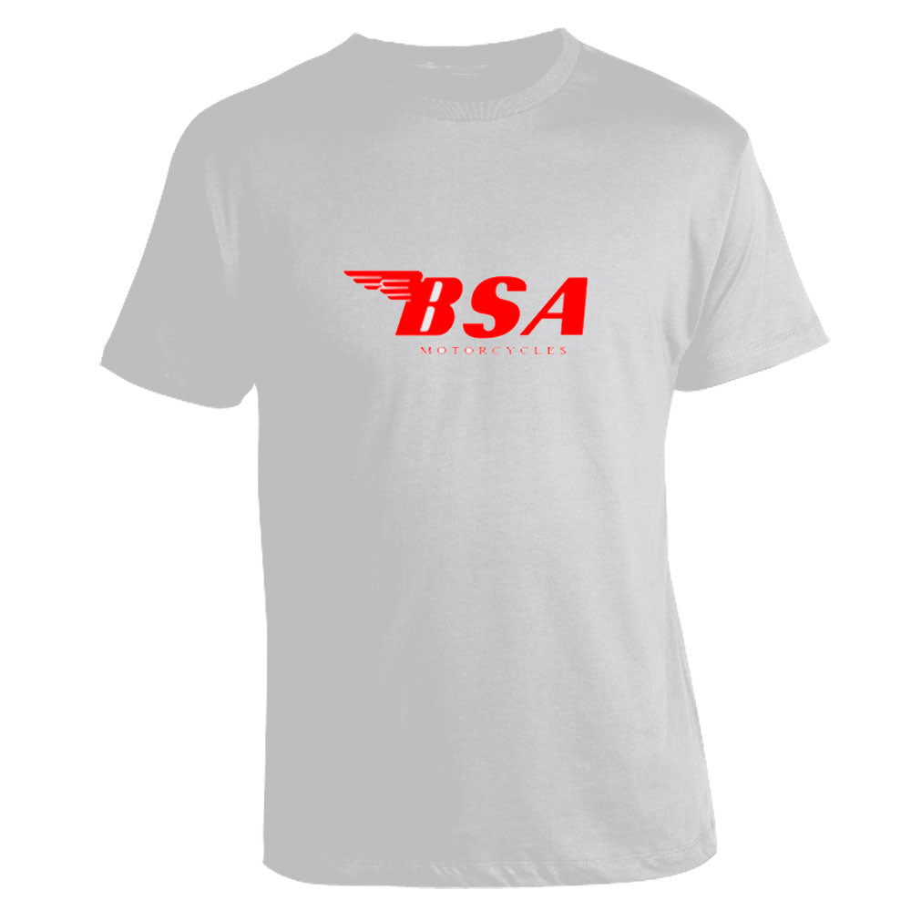T-Shirt - BSA weiß-rot