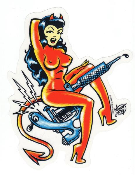 Aufkleber - Vince Ray - Tatt Girl